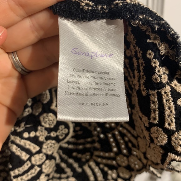 Seraphine little black dress for nursing and maternity - Picture 7 of 10